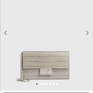 All Saints Hercules crocodile wallet purse